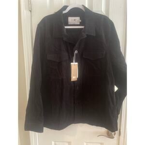 NN07 Black Cordoroy Shirt Jacket